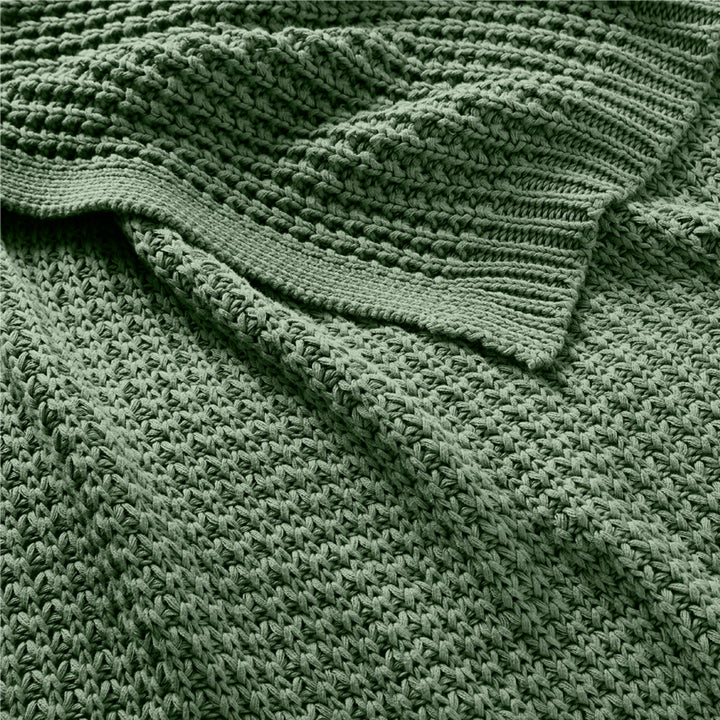 Chunky Knit Organic Throw