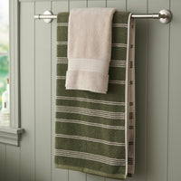 Organic Cotton Striped Terry Towels