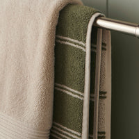 Organic Cotton Striped Terry Towels