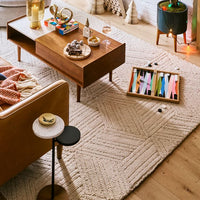 Textured Hexagon Rug