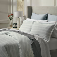 Percale Dot Stripe Duvet Set