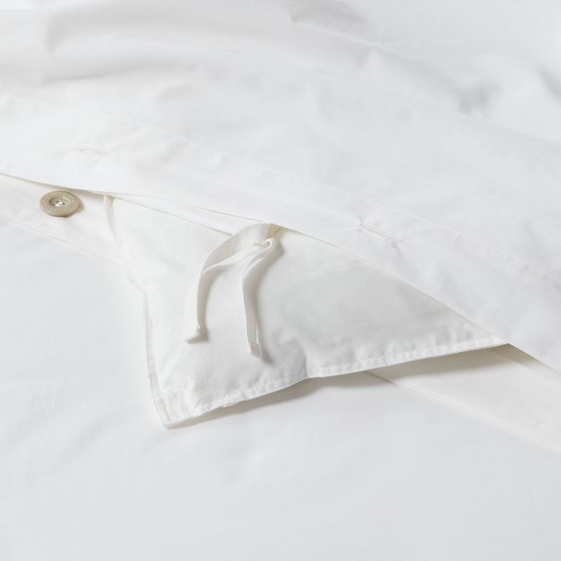 Organic Solid Duvet & Sham Set