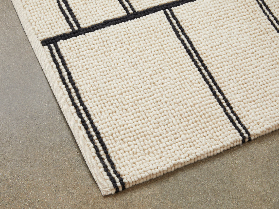 Ladder Stripe Wool Rug