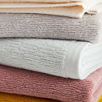 Organic Quick-Dry Textured Bath Towel Sets