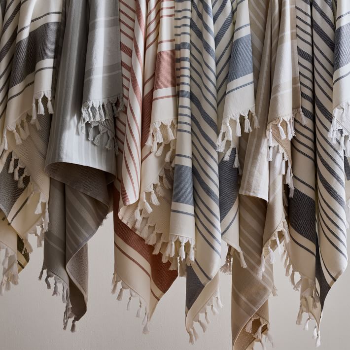 Organic Turkish Tassel Towels