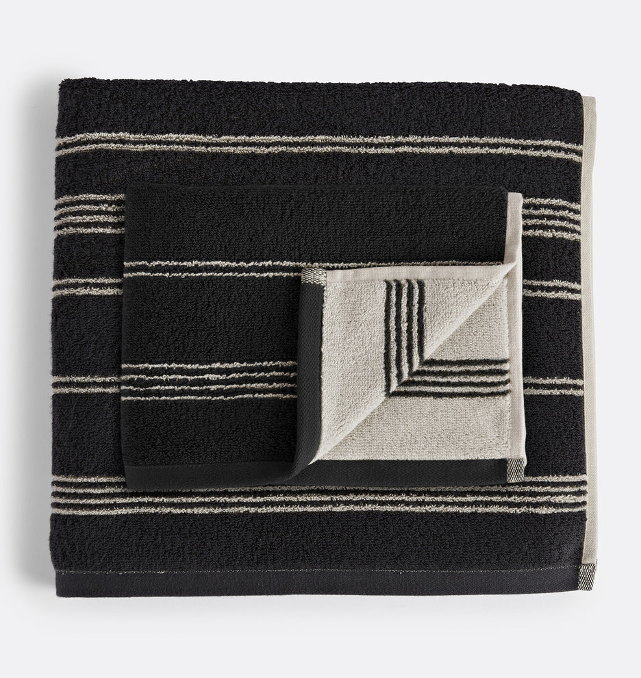 Organic Cotton Striped Terry Towels