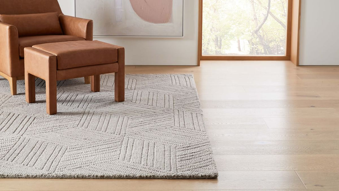 Textured Hexagon Rug